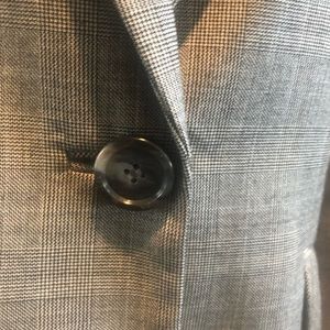 Ann Taylor Jackets & Coats - Gray/light blue pin striped suit jacket Ann Taylor Jackets & Coats - Gray/light blue pin striped suit jacket